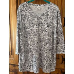 Weekends by Chico’s Floral Print Tunic